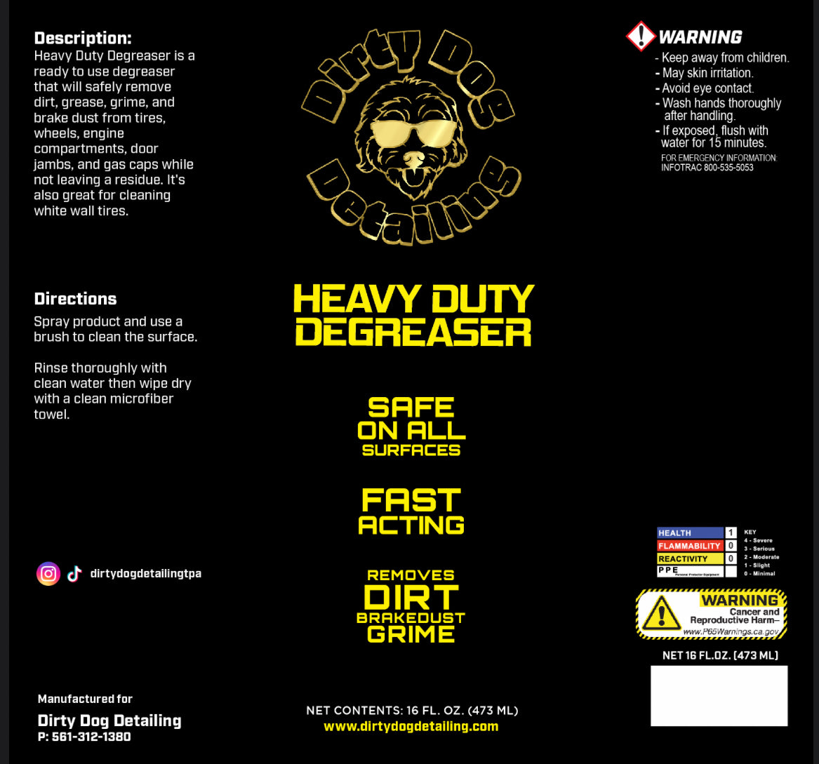 Heavy Duty Degreaser & Wheel Cleaner