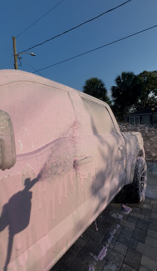 Neon Suds Wash & Wax (Pink)
