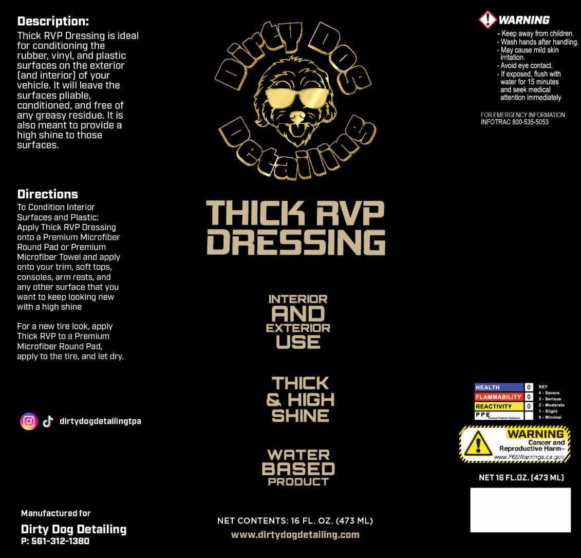 DDD Tire Shine & Trim Restorer